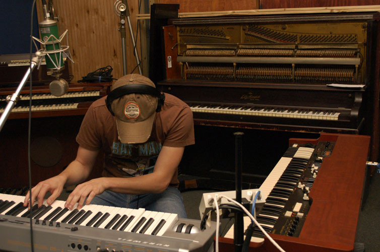 John Rokosz, piano, Hammond, keyboards at Treelady Studios, Pittsburgh
