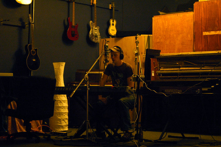 John Rokosz, vocals at Treelady Studios, Pittsburgh