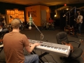 Paul Luc, band recording at Treelady Studios, Pittsburgh