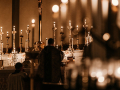Candle-lit sanctuary